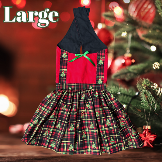 Deck the halls -  LARGE - Dog Dress