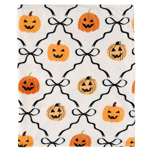 Jack-O-Lantern - Plush Halloween 50 x 60 Throw