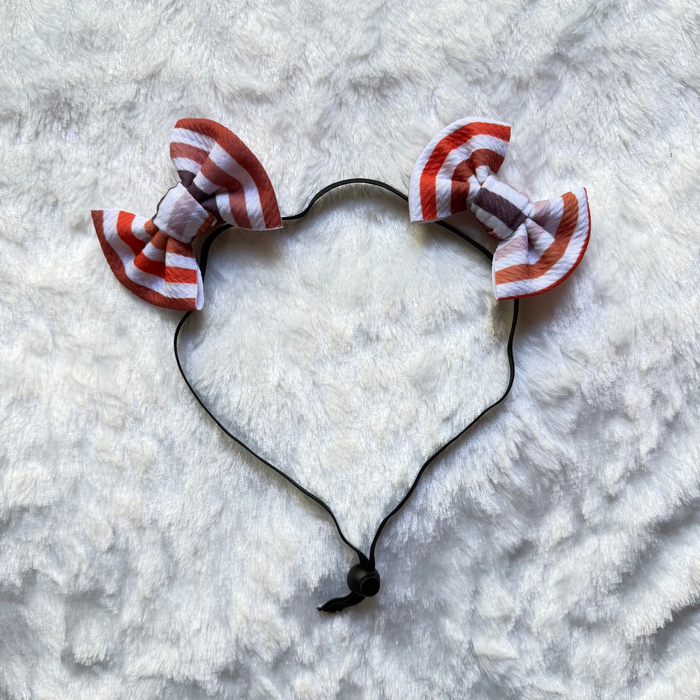 Fall Stripes -  Double Bow