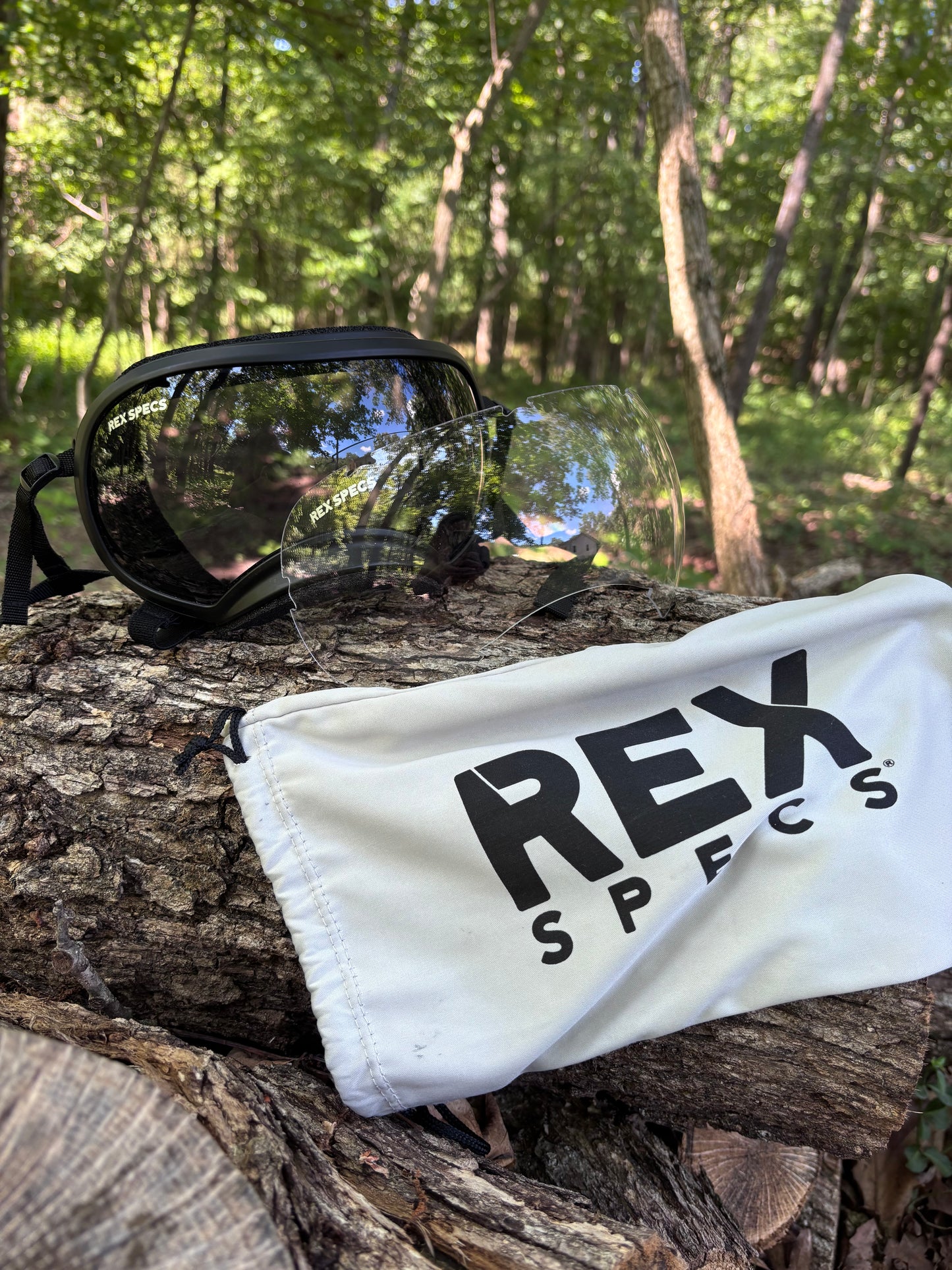 Rex Specs - Black - XL - Smoke and Clear lens