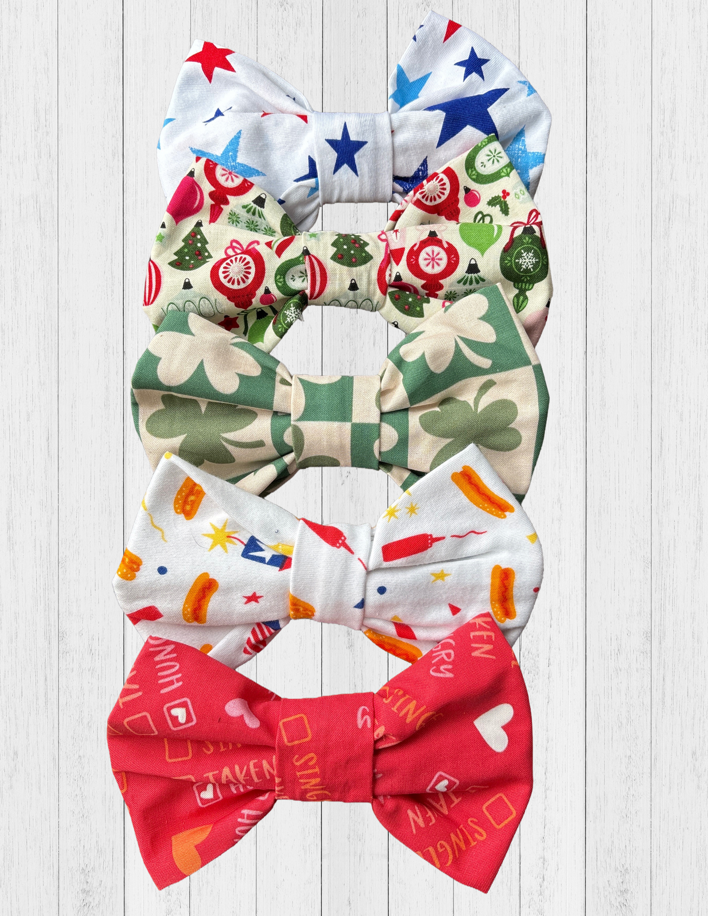 5 pack 6” Traditonal Bow Ties