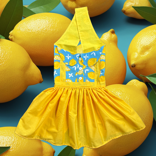 Easy Peasy Lemon Squeezy - Dog Dress