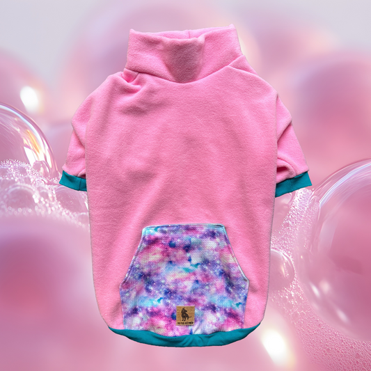 Bubblegum Galaxy  - Fleece Dog Sweatshirt