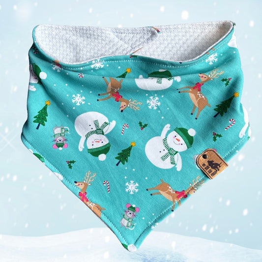 Walking in a winter wonderland - Reversible Dog Bandana