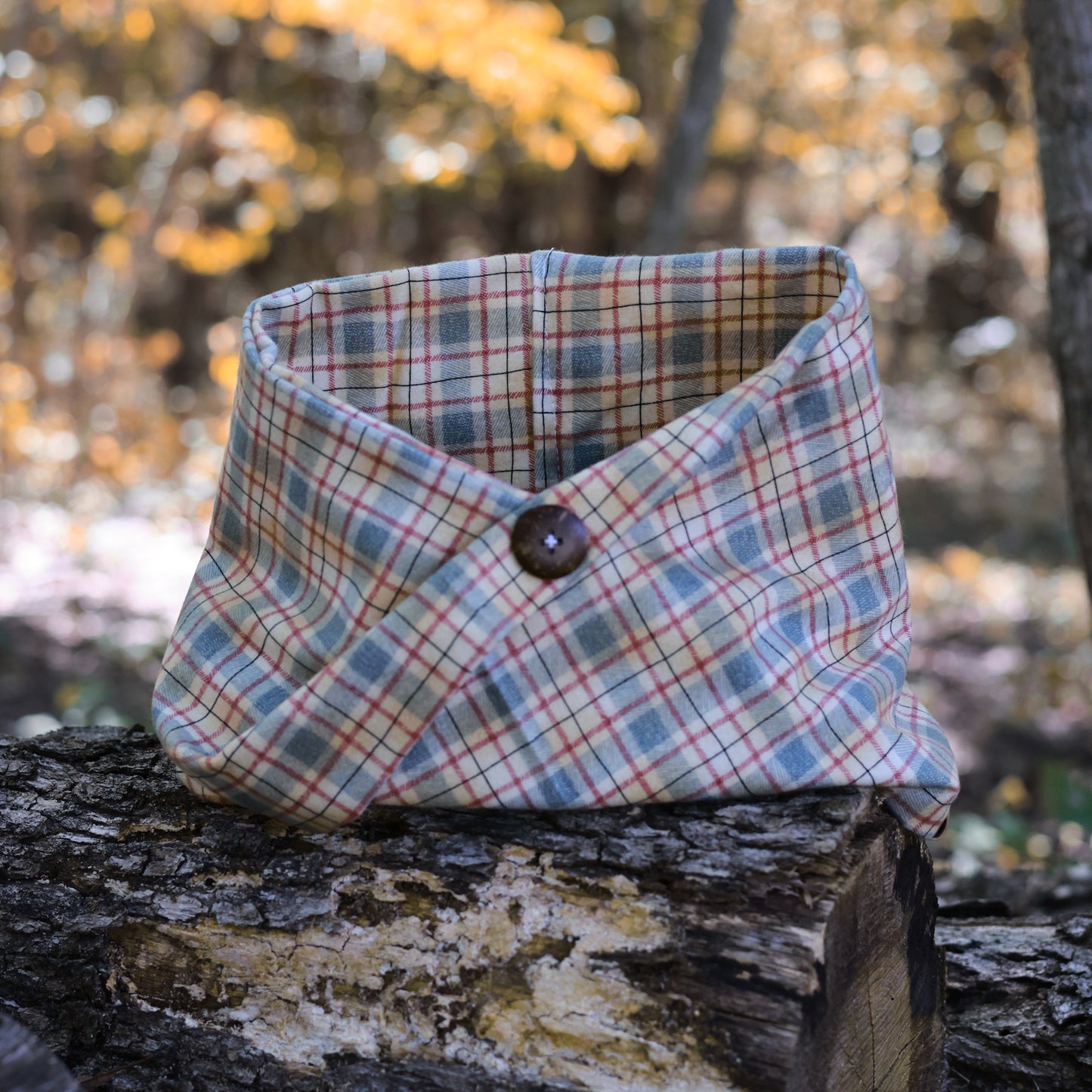 Misty Morning Hike - Flannel Minimalist Wrap - Canine Compass Co