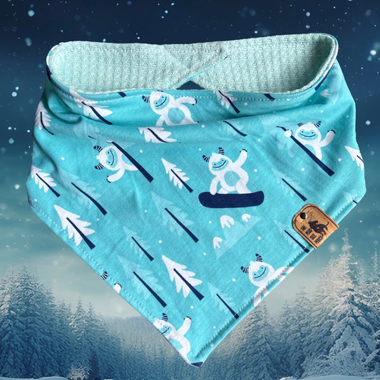 So Yeti for winter!  - Reversible Dog Bandana