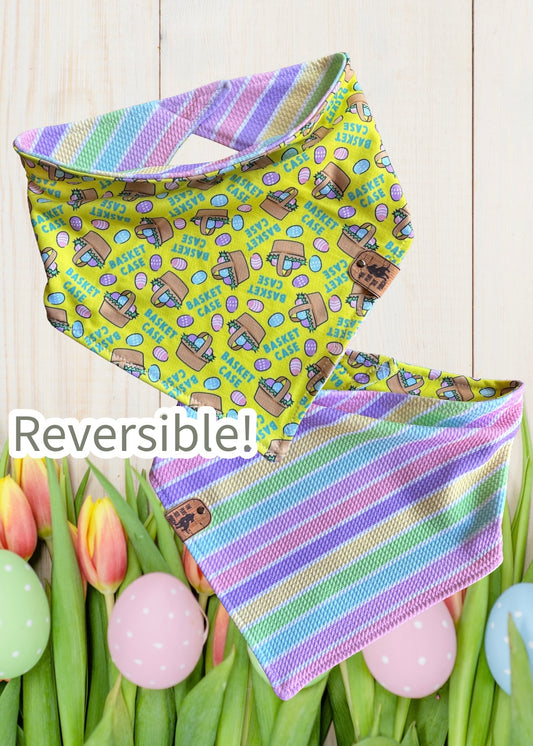 Basket Case - Reversible Dog Bandana