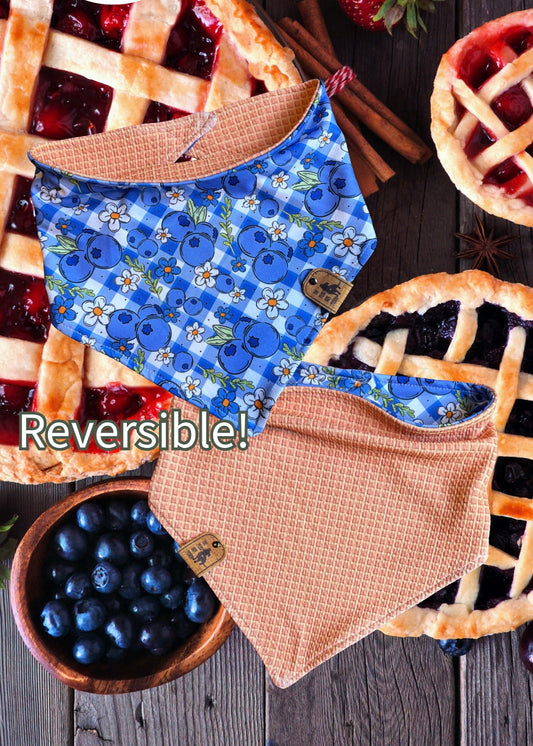Blueberry Pie - Reversible Bandana