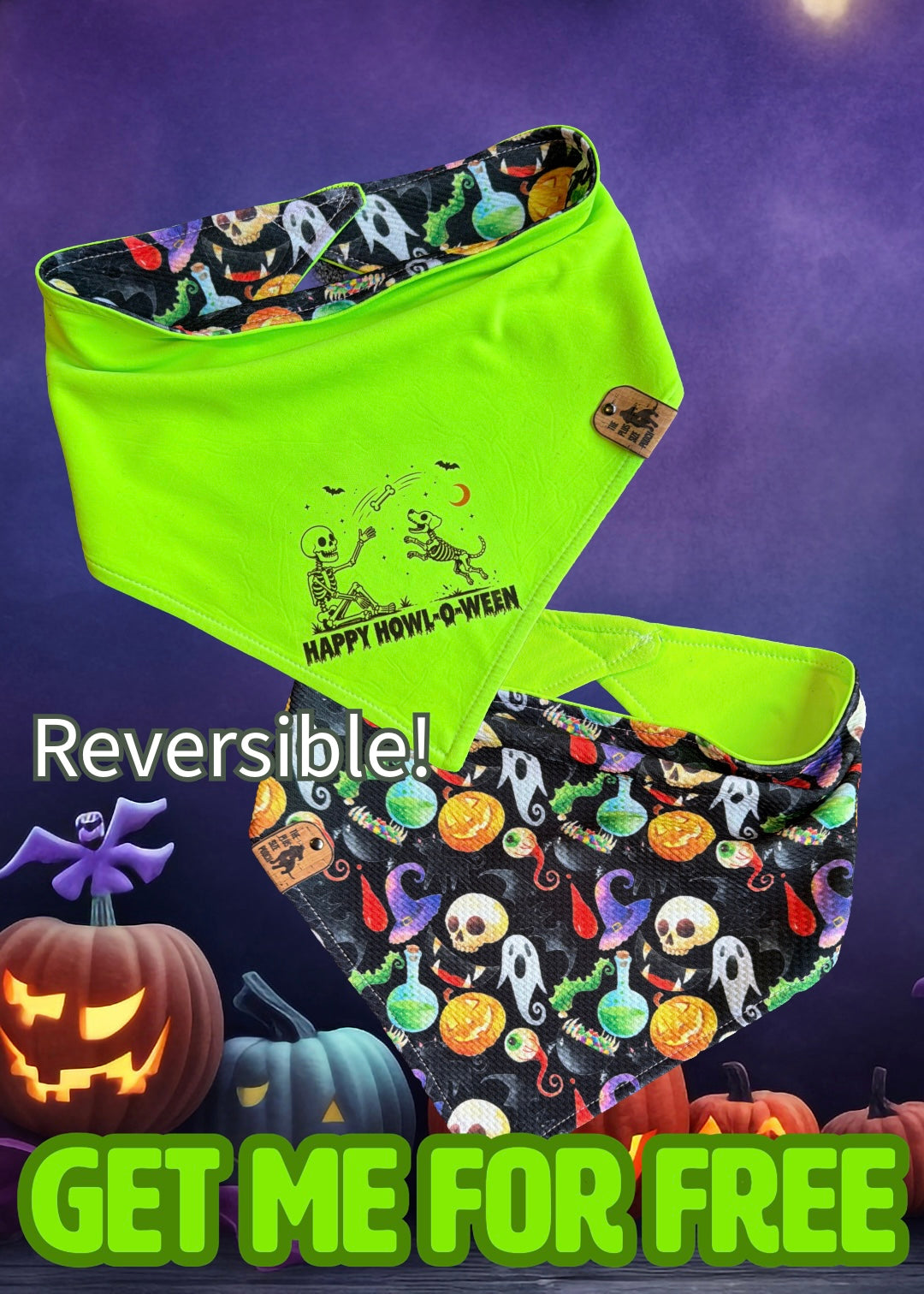 FREE Hi-Vis Halloween Bandana when you spend $25 or more in Halloween products - Limit ONE per customer