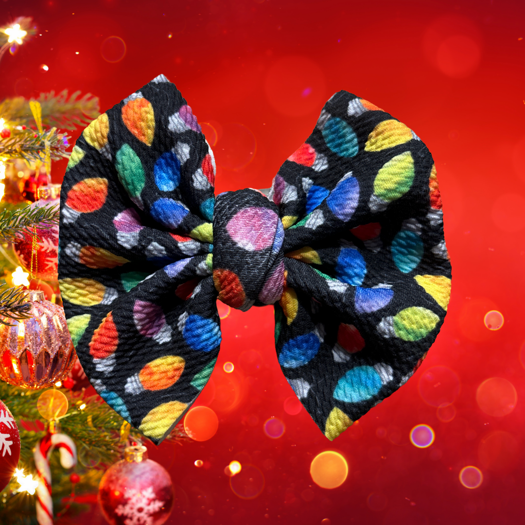 Throwback Christmas - 5” Knotty Dog Head Bows