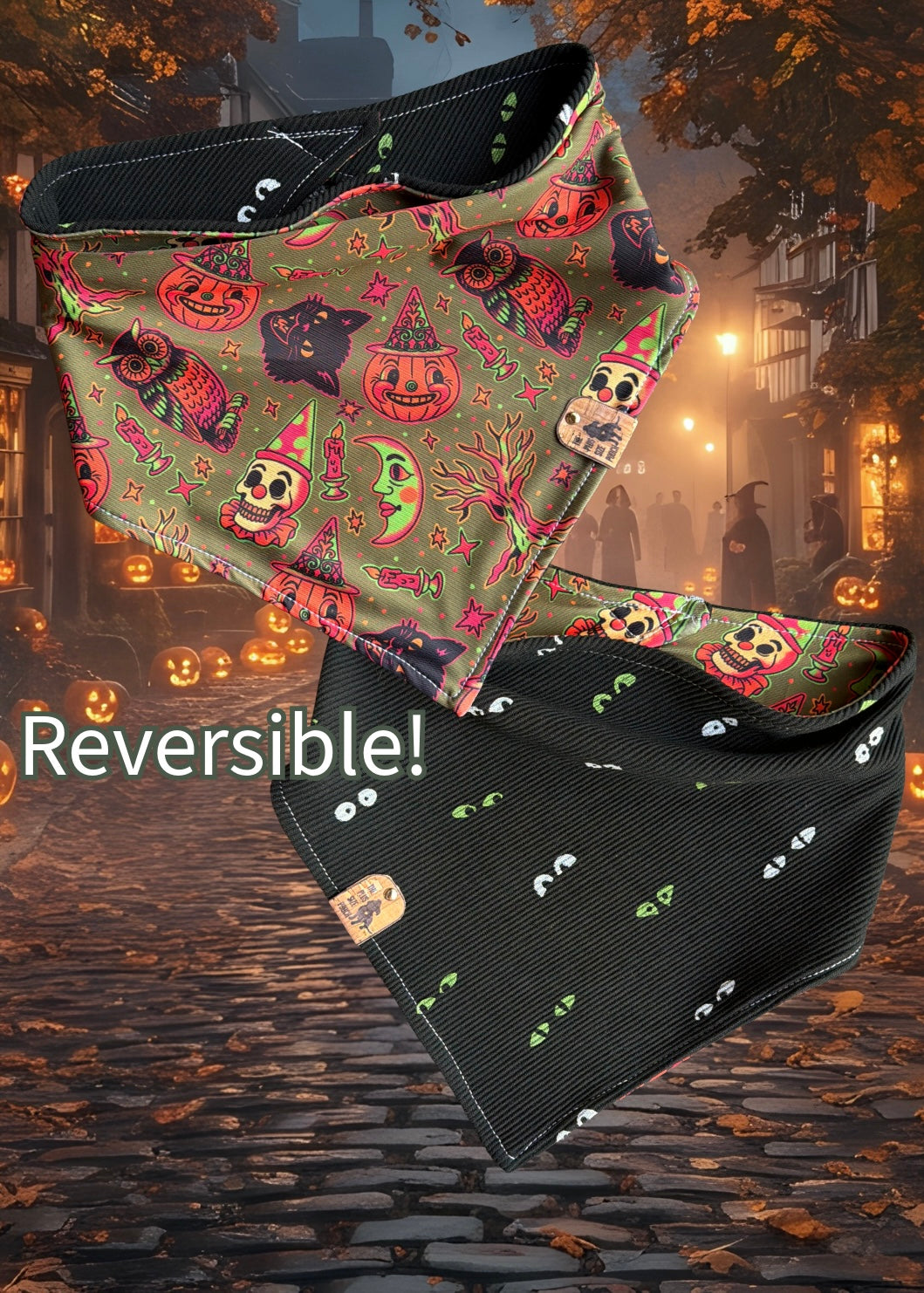Vintage Halloween - Reversible Bandana
