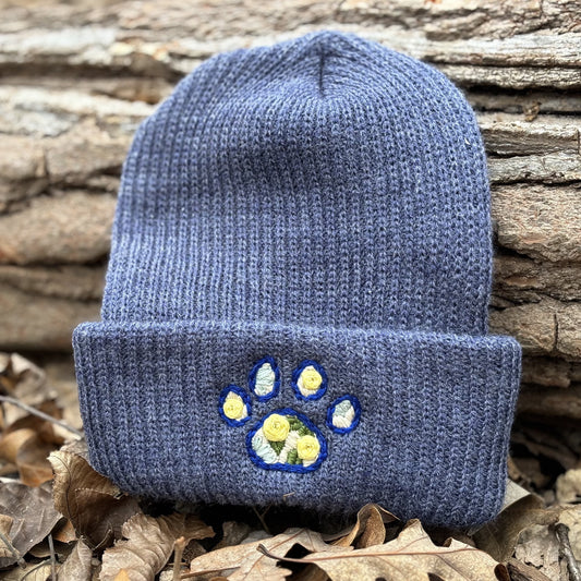 Spring Bloom - Hand Embroidered Hat