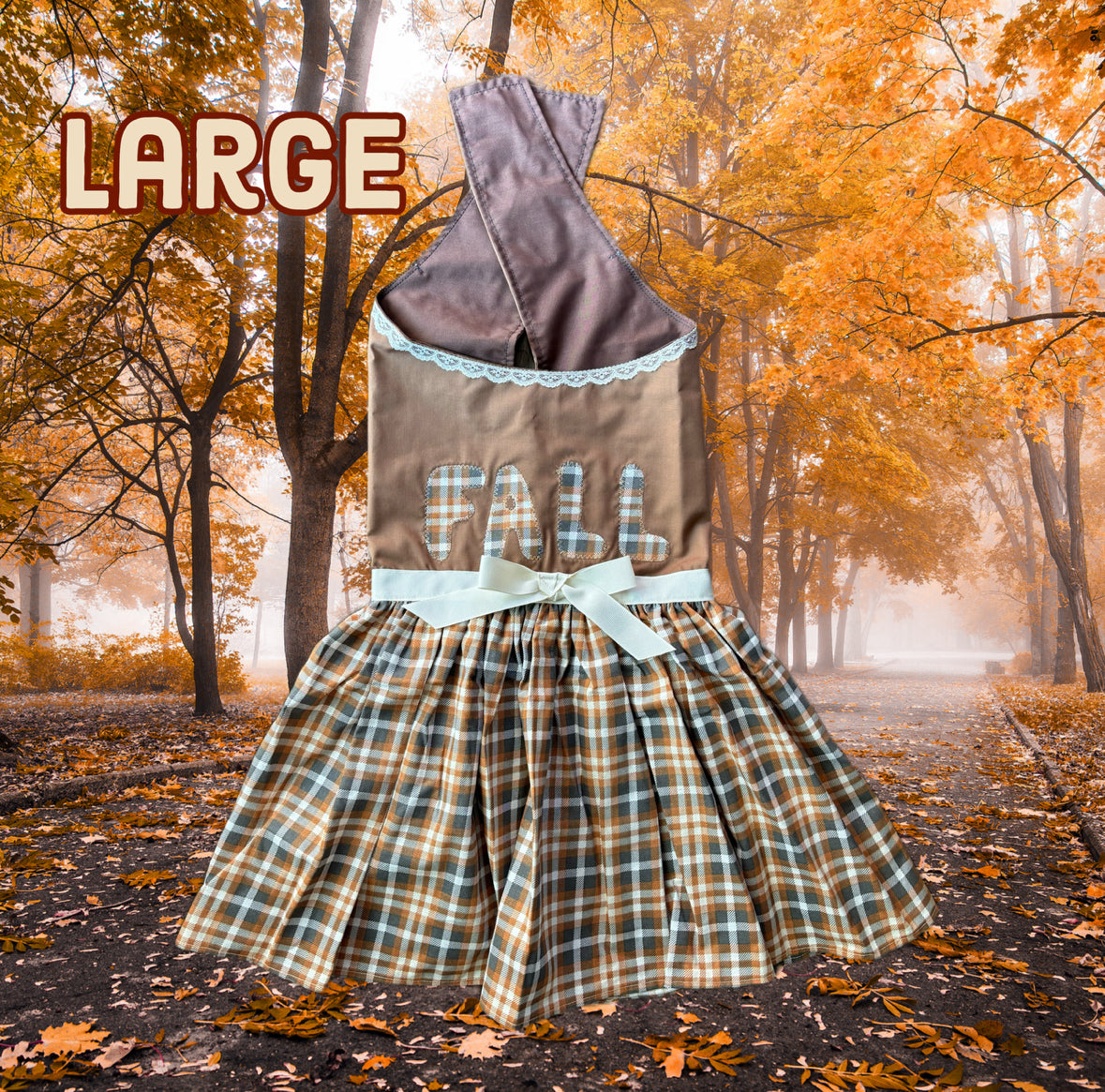 Finally Fall -  Dog Dress