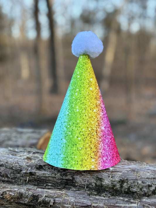 Rainbow Ombré - Birthday Hat