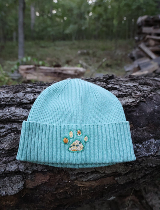 Sea Side - Hand Embroidered Hat - The Rabbit Hole