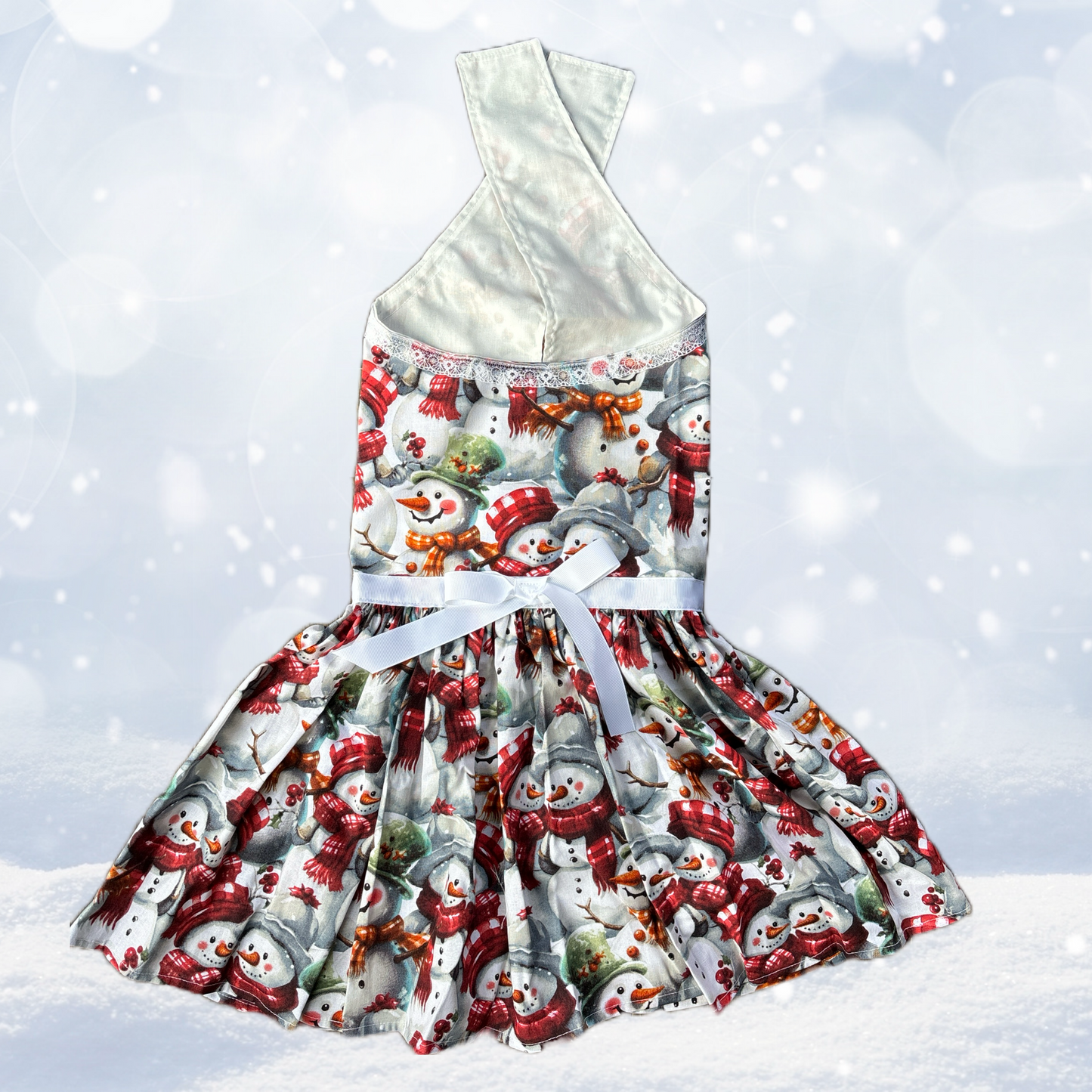 Oh Frosty - Dog Dress - LARGE or XL