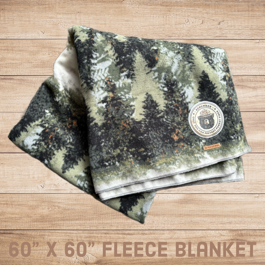Upcycle - 60x60 Fleece Throw with Patch