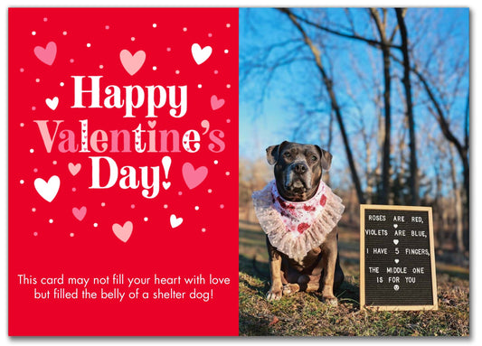 I have 5 fingers - #quoteswithcora 5x7 Valentine