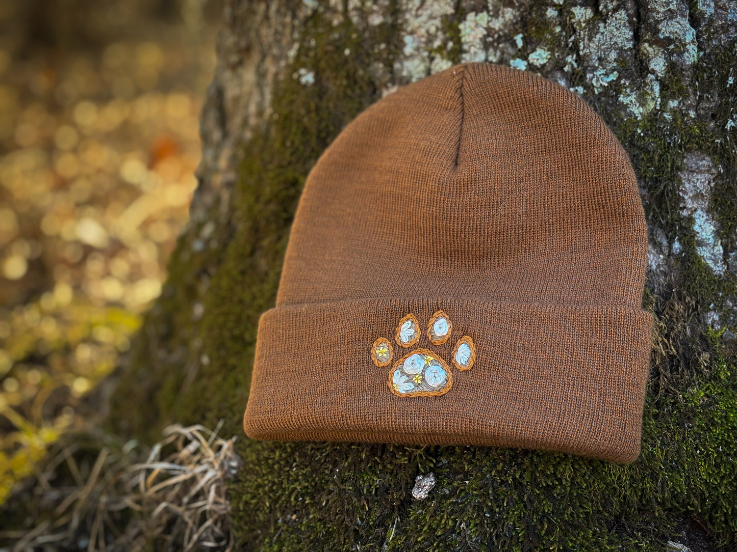 Woodland Rose - Hand Embroidered Hat