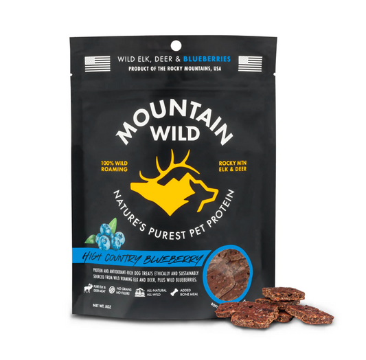 Mountain Wild Pet - Wild Elk and Venison High Country Blueberry Dog Treats
