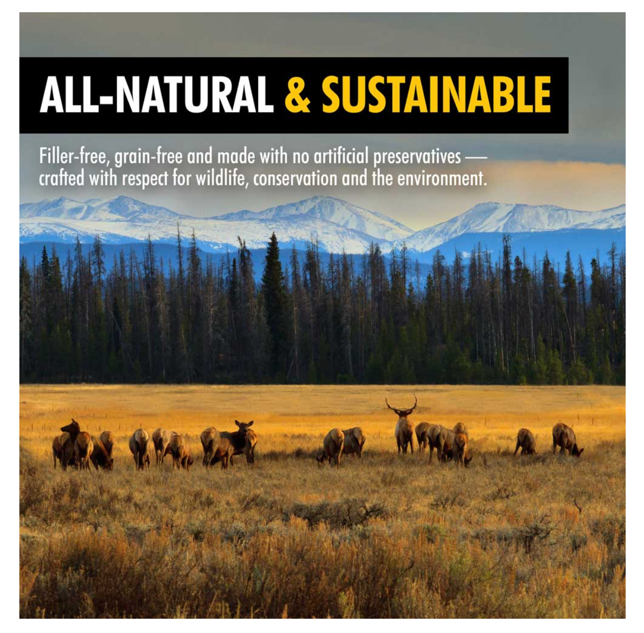 Mountain Wild Pet - Wild Elk and Venison High Country Blueberry Dog Treats