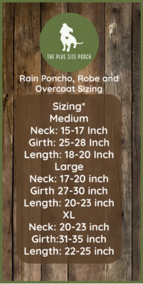 Magic in the moonlight - Non Toxic Rain Dog Poncho