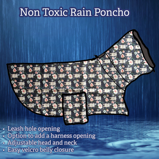 Piggies - Non Toxic Rain Dog Poncho