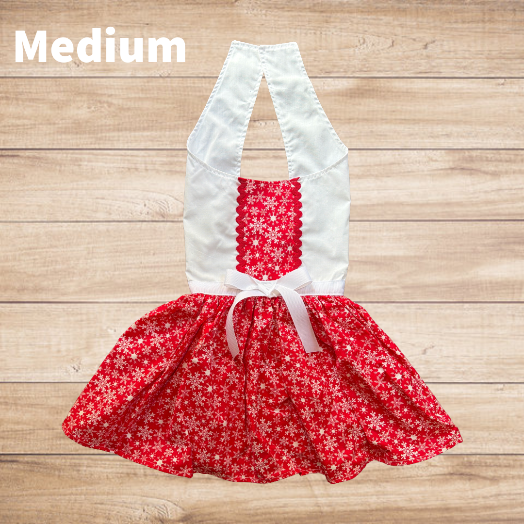 Christmas Princess - Dog Dress - MEDIUM