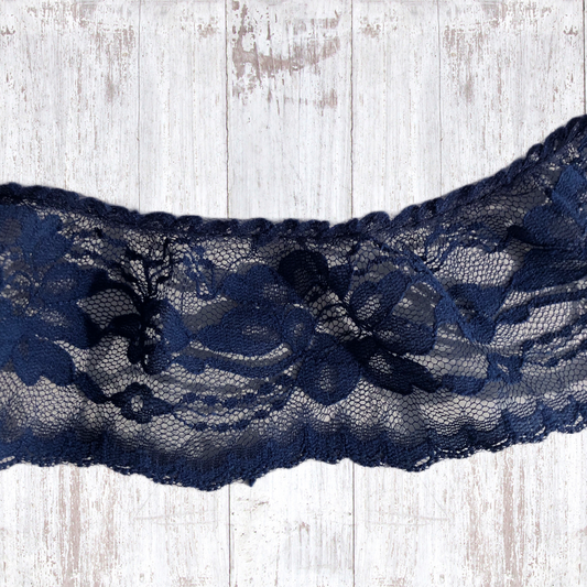 2.5” Navy Lace